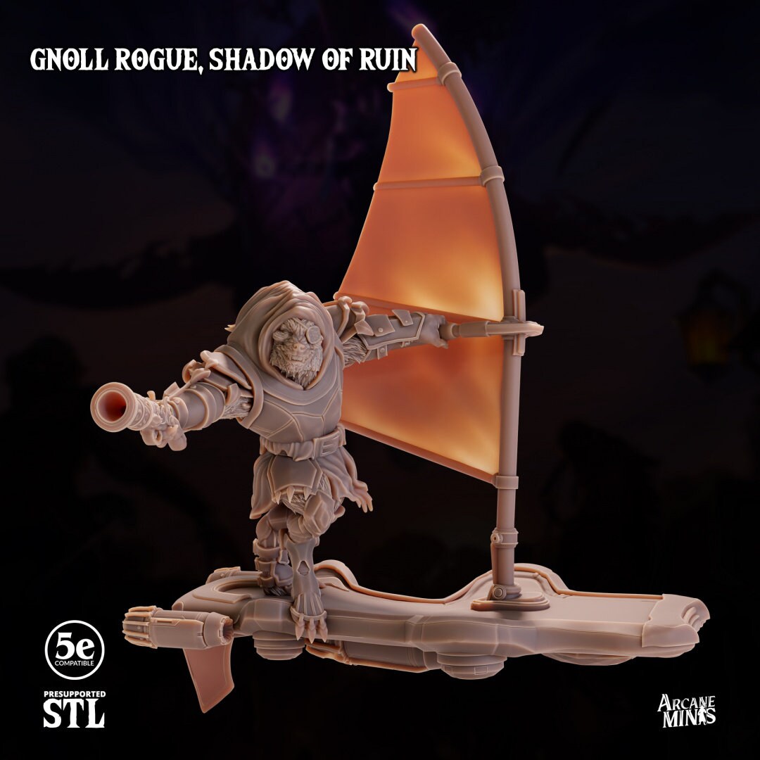 Gnoll Rogue - Shadow of Ruin | Arcane Minis