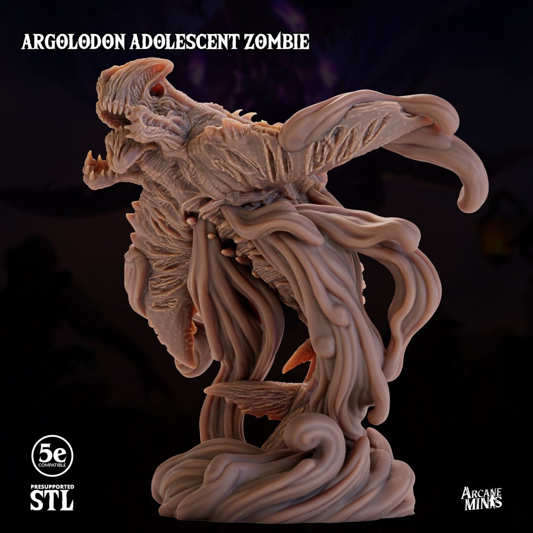 Undead Argolodon Adolescent | Arcane Minis