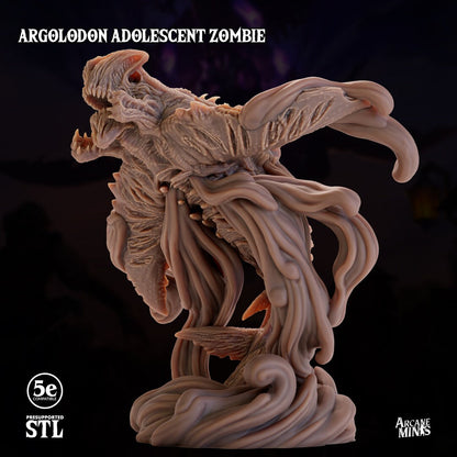Undead Argolodon Adolescent | Arcane Minis