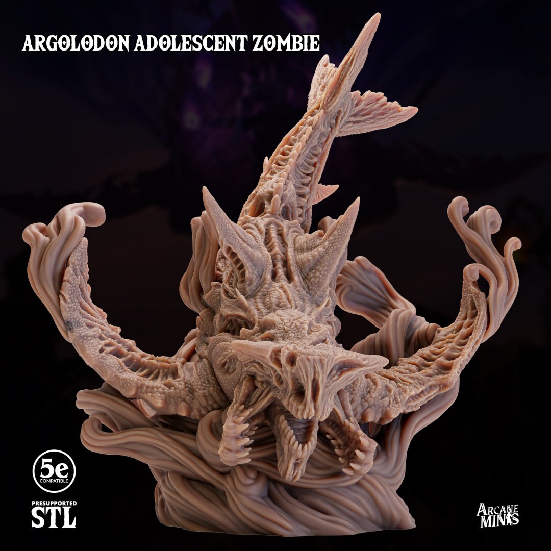 Undead Argolodon Adolescent | Arcane Minis