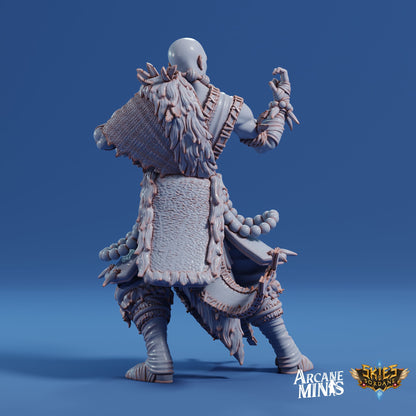 Human Monk, Male | Arcane Minis