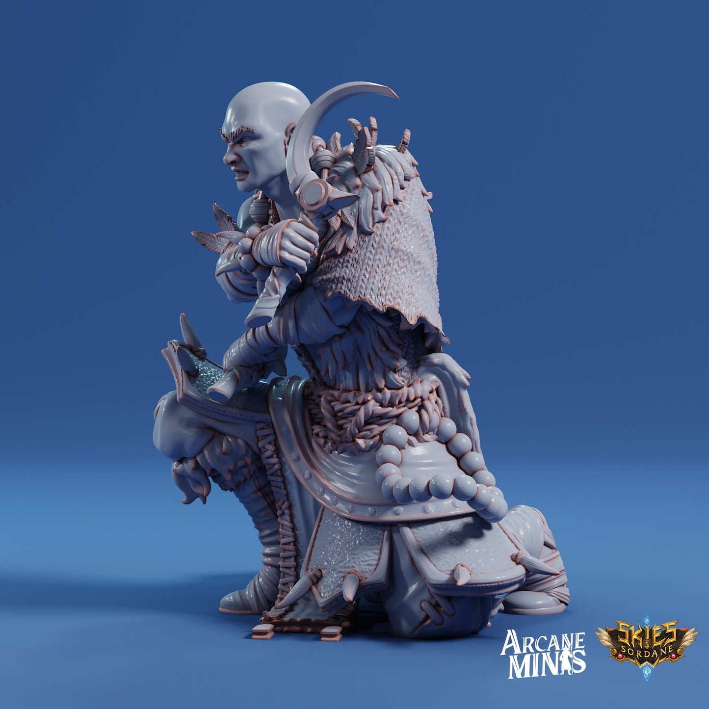 Human Monk, Male | Arcane Minis