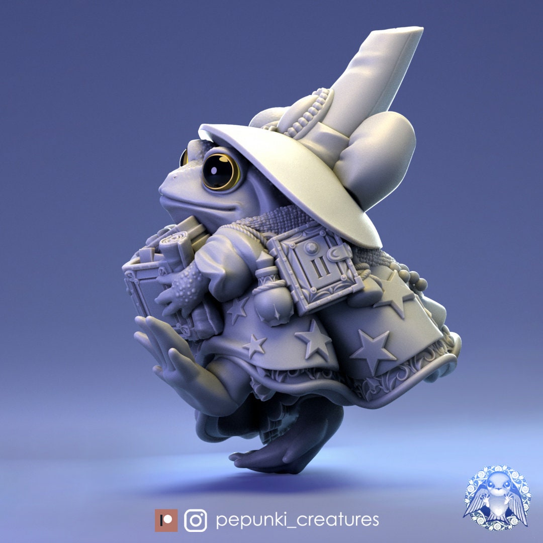 Frog Wizardess Ribbitta Tomatina | Pepunki